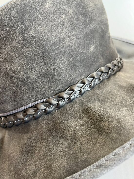 Womens Crusher Leather Cowboy Hat American Hat Makers Premium Crushable Outback main image 7